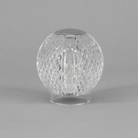 Visconte Tutti Globe Chargeable Table Lamp - Chrome - thumbnail 3