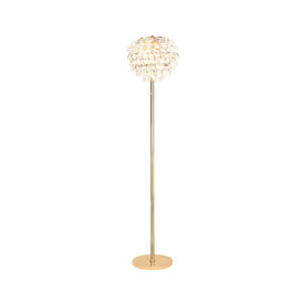 Visconte Maine 3 Light Floor Lamp - Gold - thumbnail 1