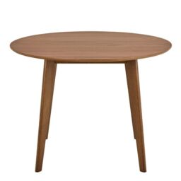 Roxby Round Dining Table in Walnut 120x76cm - thumbnail 2