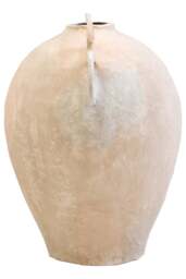 Ravessa Vase Mache With Decorative Large Handles Cotton - thumbnail 2
