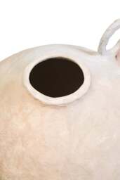 Ravessa Vase Mache With Decorative Large Handles Cotton - thumbnail 4