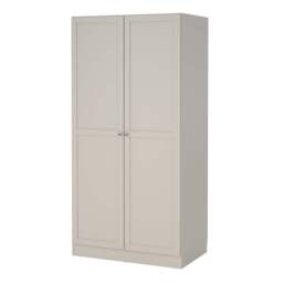 Brande Wardrobe with 2 Frame Doors in Cashmere - thumbnail 3