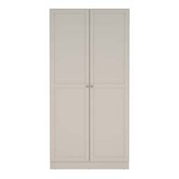 Brande Wardrobe with 2 Frame Doors in Cashmere - thumbnail 2