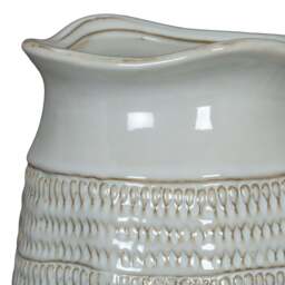 Modern & Textured: The Tava Cylinder Hewn Vase - thumbnail 3