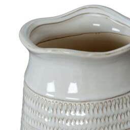 Modern & Textured: The Tava Cylinder Hewn Vase - thumbnail 2