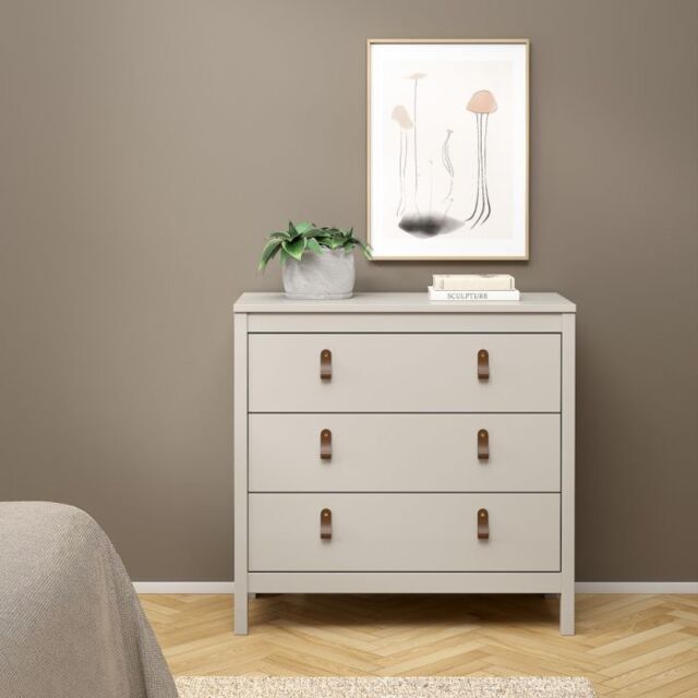 Barcelona Chest 3 Drawers in Cashmere - image 1