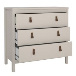 Barcelona Chest 3 Drawers in Cashmere - thumbnail 5