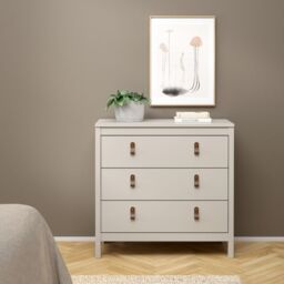 Barcelona Chest 3 Drawers in Cashmere - thumbnail 1