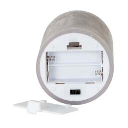 Luxe Collection Melt Effect 6 x 8 Grey LED Wax Candle - thumbnail 3