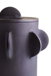 Large Terrace Round Brown Textured Box - thumbnail 5