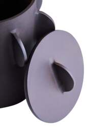 Large Terrace Round Brown Textured Box - thumbnail 2
