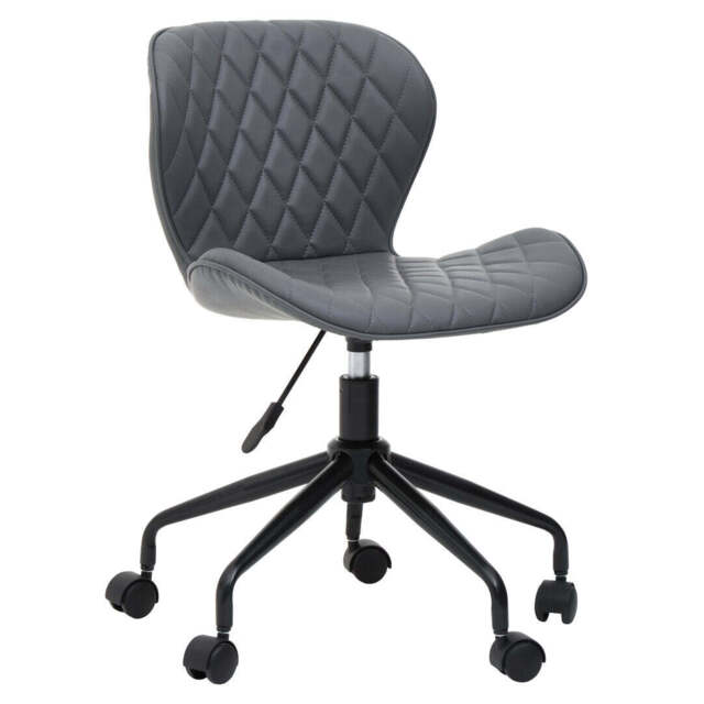 Monet Home Office Chair – Navy Velvet & Chrome - image 1