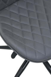 Monet Home Office Chair – Navy Velvet & Chrome - thumbnail 2