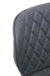 Monet Home Office Chair – Navy Velvet & Chrome - thumbnail 5