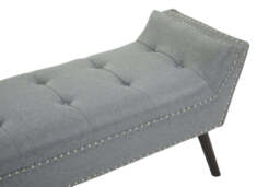 Galerie Fabric Bench – Grey - thumbnail 4