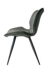 Junelle Bounce Dining Chair Vegan Forest Green SET OF 2 - thumbnail 4