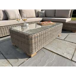 Capri Collection Outdoor Large Corner And Coffee Table Set - thumbnail 2
