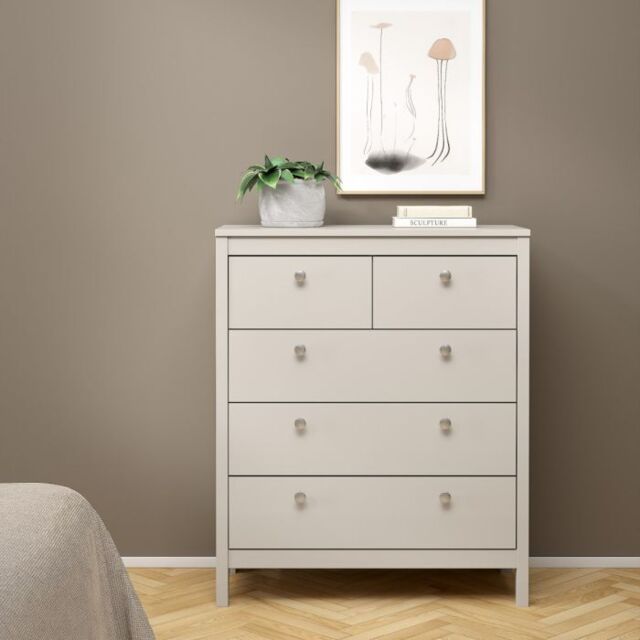 Madrid Chest 3+2 Drawers in Cashmere - image 1