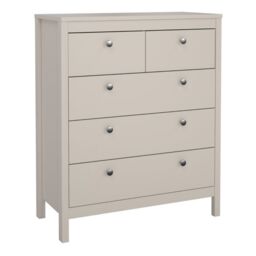 Madrid Chest 3+2 Drawers in Cashmere - thumbnail 3