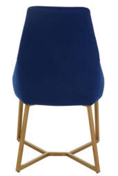 Lumen Dining Chair – Midnight Velvet - thumbnail 6
