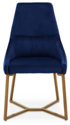 Lumen Dining Chair – Midnight Velvet