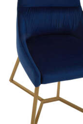 Lumen Dining Chair – Midnight Velvet - thumbnail 4