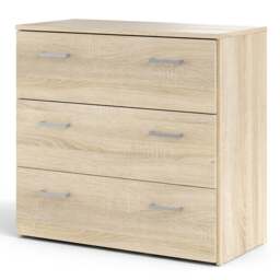Space Chest of 3 Drawers in Oak - thumbnail 3
