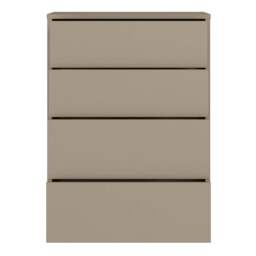 Alice Springs 4 Drawer Chest with Push-to-Open Drawers in Taupe - thumbnail 5