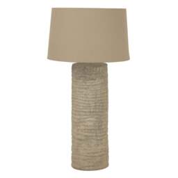 Tall Tuscan Grey Decorative Lamp - thumbnail 1