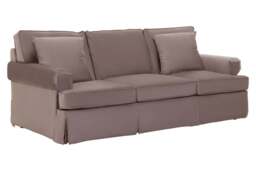 Capri Velvet Sofa – Mink (3 Seat) - thumbnail 1