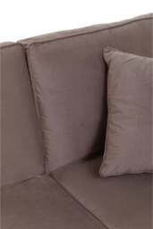 Capri Velvet Sofa – Mink (3 Seat) - thumbnail 6