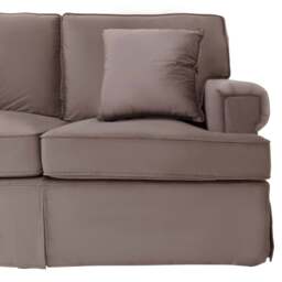 Capri Velvet Sofa – Mink (3 Seat) - thumbnail 4