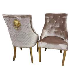 Bentley Gold Dining Chair – Available in Sets of 2, 4, or 6 - thumbnail 1