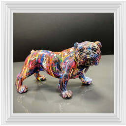 MD419 GRAFFITE BULL DOG -- - thumbnail 1