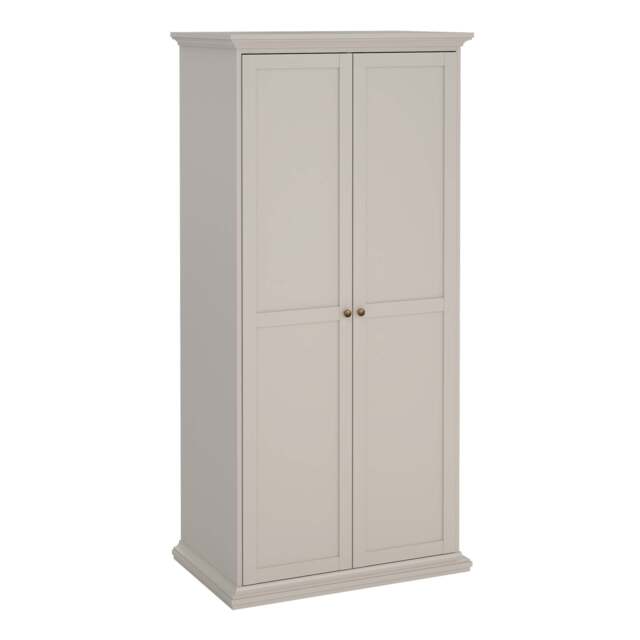 Paris Wardrobe with 2 Doors in Cashmere - image 1