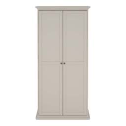 Paris Wardrobe with 2 Doors in Cashmere - thumbnail 2