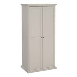 Paris Wardrobe with 2 Doors in Cashmere - thumbnail 1