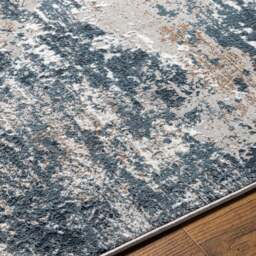 Elegant Allegro Abstract Modern Marble Rug - thumbnail 3