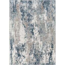 Elegant Allegro Abstract Modern Marble Rug