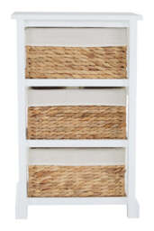 Oakmere Seagrass Chest – 3 Drawer - thumbnail 2