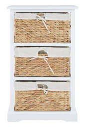 Oakmere Seagrass Chest – 3 Drawer - thumbnail 1