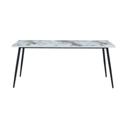 Horizon Large Marble Dining Table - thumbnail 1