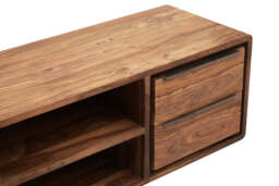 Flint Media Unit – Sheesham & Acacia Wood (1 Door) - thumbnail 3