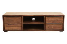 Flint Media Unit – Sheesham & Acacia Wood (1 Door) - thumbnail 1