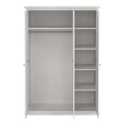Paris Wardrobe with 3 Doors in White - thumbnail 6
