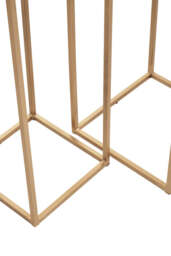 Kingsley White Marble Square Nest (Set of 2) - thumbnail 2