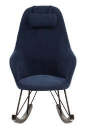 Aura Fabric Chair – Blue