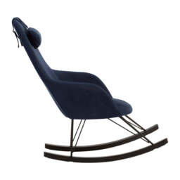Aura Fabric Chair – Blue - thumbnail 6