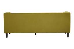Still 3-Seat Olive Velvet Sofa - thumbnail 3