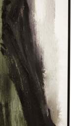 Multi Abstract Art Coloured Textured Sundown Wall Green - thumbnail 3